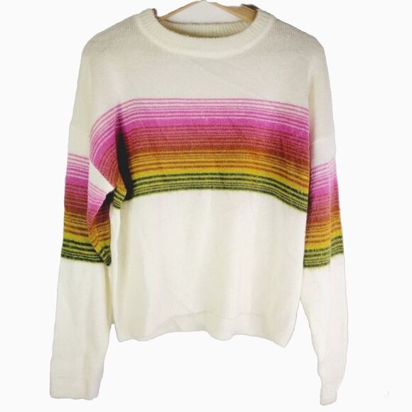Urban Outfitters Colorful Striped Sweater - Picture 1 of 11